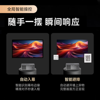 Nouveau projecteur LED Android 9 2026, 1000 lumens ANSI, 1080P, autofocus, Wi-Fi 5G, portable pour la maison et le bureau
