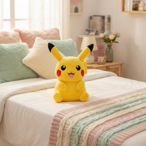 Boneka Plush Pikachu Elf Autier Asli untuk Hadiah Hari Valentine, Mainan Hewan Isi Kapas PP Super Lembut untuk Menghilangkan Stres - Product Image 2