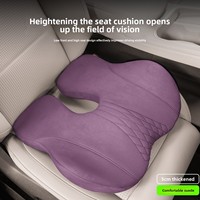 Coussin de siège court pour femmes conductrices – Coussin de siège personnalisable en mousse à mémoire de forme pour l'apprentissage de la conduite