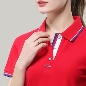 Camiseta Unisex con Cuello Acanalado para Campaña Electoral, Camisetas Polo de Algodón de Manga Corta de Color Liso, Absorbentes y Transpirables - Product Image 4