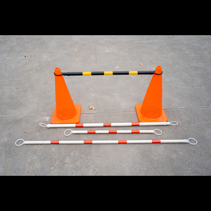 Intrekbare Lichtgewicht Plastic Waarschuwing Verkeerskegel Bars Barricades - Product Image 3