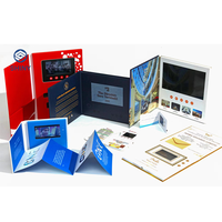 Publicité électronique personnalisée Brochure carte entreprise numérique catalogue croix ange musique LCD écran papier pour les promotions