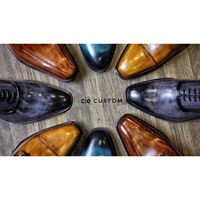 Chaussures de mariage pour homme, fabrication exquise, en cuir véritable marron, lacets, sur mesure, Goodyear Welted, faites à la main, respirantes