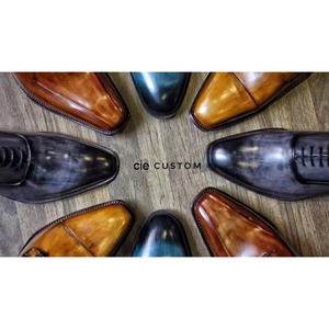Zapatos de Boda para Hombre de Exquisita Fabricación, Oxford de Cuero Puro Marrón con Cordones, Hechos a Mano con Construcción Goodyear y Pintados a Mano - Product Image 6