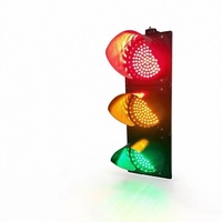 Mini lampe de signalisation LED haute luminosité DC12V/24V/AC85-265V 100mm avec lentille en toile d'araignée transparente pour bornes de péage/parcs de stationnement