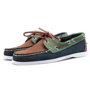 Mocassins souples antidérapants en cuir véritable pour hommes, style britannique, en <span class=keywords><strong>nubuck</strong></span>, <span class=keywords><strong>chaussures</strong></span> <span class=keywords><strong>bateau</strong></span>, vente en gros - Product Image 4