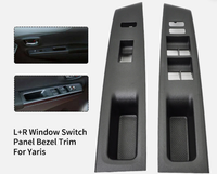Accoudoir avant supérieur Auto Switch Panel RHD Car Window Switch Panel Cover pour Yaris 2012-2014 Trim 74232-52650-C0 74231-52650-C0