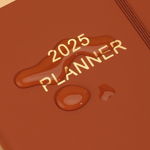 Biểu tượng tùy chỉnh 2025 2026 kế hoạch PU da Nhật Ký tiếng Anh hàng ngày kế hoạch bán buôn lịch Tạp Chí <span class=keywords><strong>A5</strong></span> chương trình nghị sự - Product Image 3