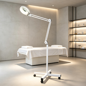 Lampe de table LED avec loupe, outil d'extension de cils, en métal et plastique, lampe grossissante professionnelle - Product Image 2