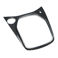 Shasha Garniture de panneau de levier de vitesses en fibre de carbone pour Ford Fiesta ST 3 portes MK8/MK8.5 2018-2023 Accessoires intérieurs Droit