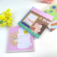 Tablet Tulis Kawaii Sticky Note Memo Pad dengan Lem Funny Office