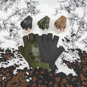 Guantes de Ciclismo de Poliéster Unisex de Medio Dedo para Verano, Diseño Nuevo, Antideslizantes, con Almohadillas Absorbentes de Impactos, Transpirables e Impermeables para Motocicleta - Product Image 3