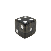 Dés à six faces personnalisés en acrylique et résine, noirs, 16 mm, colorés, pour jeux de société RPG DND, jeux à boire pour adultes et jeux d'amour érotiques, en gros
