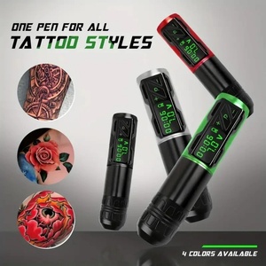 Stylo de <span class=keywords><strong>tatouage</strong></span> sans fil Charge rapide Stylo de batterie Réglage de la tension <span class=keywords><strong>Machine</strong></span> à tatouer rotative professionnelle Alimentation numérique LED - Product Image 6