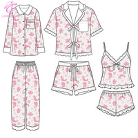 Pyjamas en coton, bambou et modal avec logo personnalisé, ensemble de vêtements de maison pour femmes, vêtements de détente doux, pyjamas pour femmes, vêtements de nuit pour femmes, ensembles de pyjamas pour femmes