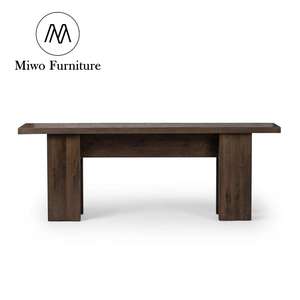 Meubles modernes Wabi-Sabi <span class=keywords><strong>Table</strong></span> de contrôle d'entrée <span class=keywords><strong>en</strong></span> <span class=keywords><strong>bois</strong></span> <span class=keywords><strong>massif</strong></span> pour hôtel <span class=keywords><strong>Table</strong></span> de salon au design simple <span class=keywords><strong>Table</strong></span> <span class=keywords><strong>console</strong></span> de passage et porche - Product Image 1