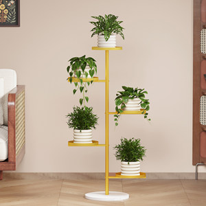 Pianta alta Stand per piante <span class=keywords><strong>da</strong></span> interno in metallo angolo pianta Stand, più vasi di fiori per angolo soggiorno - Product Image 2
