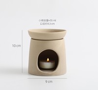 Diffuseur d'huiles essentielles en céramique pour décoration intérieure, brûleur de bougies chauffe-plat, brûleur d'encens et chauffe-cire