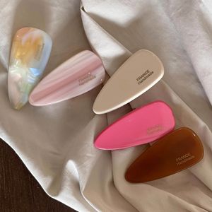 Pinzas de pelo de acetato personalizadas para mujer, pasadores de pico de pato sin arrugas para fiesta, tamaño de 5cm para flequillo lateral y peinado - Product Image 2