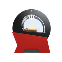 Jinfugui F-QT640 4-Pan Circulaire Gelato Crème Glacée Affichage Congélateur-16 ~-20C Commercial Digital Control CE CB R290 OEM