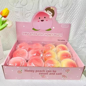 โมจิสควิชชี่ขนาดเล็กน่ารัก สีชมพูพีช ของเล่นบีบคลายเครียด - Product Image 2
