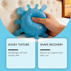 Juguetes Sensoriales Antiestrés de TPR Coloridos, Blandos y Resistentes a la Presión, Pelotas para Aliviar el Estrés para Niños, Juguetes para Apretar - Product Image 4