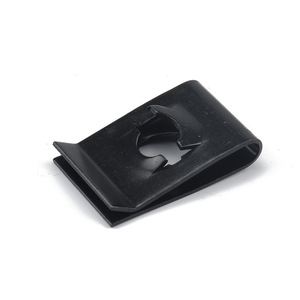 Écrous à clip en acier à ressort hexagonal de classe 8, galvanisés à l'oxyde noir, fabriqués en usine, pour l'exploitation minière, les applications médicales et les vis à tarauder pour tôles. - Product Image 3