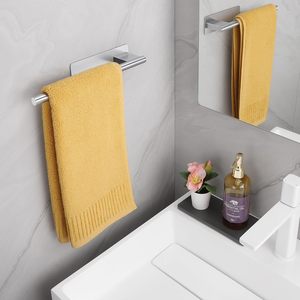 <span class=keywords><strong>Porte</strong></span>-serviettes auto-adhésif <span class=keywords><strong>porte</strong></span>-serviettes <span class=keywords><strong>porte</strong></span>-serviettes en acier inoxydable 304 pour salles <span class=keywords><strong>de</strong></span> <span class=keywords><strong>bain</strong></span> et cuisine argent brossé - Product Image 3