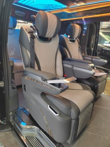 Siège de voiture de luxe style limousine Sprinter avec appuie-tête réglable électrique - Product Image 2