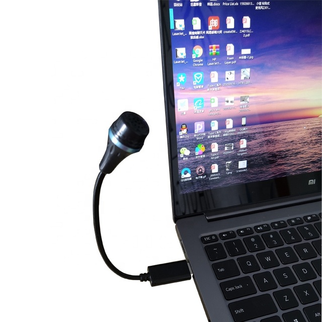 Professional Wired Condenser USB Microphone Handheld Metal Wireless Microphone for Computer Recording