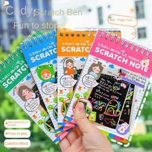 Набор для творчества «Скретч-арт» для детей (унисекс): разноцветные листы для рисования и граффити, идеальный подарок для детского сада - Product Image 2