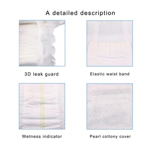 Pañales Desechables Vcare de Alta Calidad para Bebés, Superficie Seca, Tela No Tejida, Núcleo Azul Impreso, Forma de S, Mágicos - Product Image 5