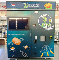 Máquina Expendedora de Papas Fritas Totalmente Automática, Múltiples Opciones, Pantalla Táctil, Gestión Basada en la Nube para Uso Comercial
