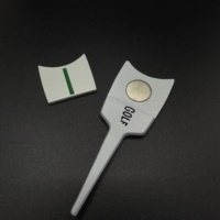 Ensemble d'accessoires de golf de luxe avec logo personnalisé et marqueur détachable |   Outil de réparation de divots en alliage de zinc en gros pour commandes importantes