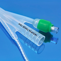Cathéter de Foley en silicone de qualité médicale supérieure 14Fr 5-10ML avec capteur de température intégré