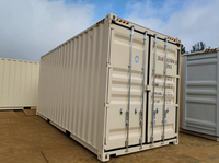 Vente directe depuis notre usine au port de Qingdao, Chine : Conteneurs 20GP avec deux portes latérales pour un chargement de marchandises pratique.