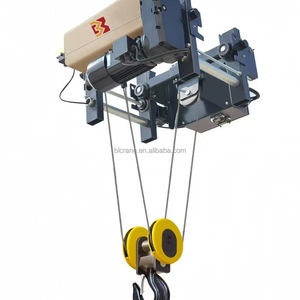 Europese type elektrische takel 5 ton 10 ton 20 ton elektrische trolley draadkabeltakel prijs - Product Image 4