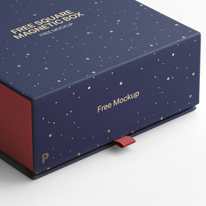 Cajas de Regalo de Cartón Rígido Gris de Lujo con Logotipo Personalizado para Cosméticos - Product Image 3
