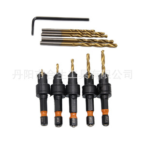 ดอกสว่านเจาะรูแบบหัวจม Mr Drill ขนาดก้านหกเหลี่ยม 6.35 มม. เคลือบไทเทเนียม สำหรับโลหะที่ไม่ใช่เหล็ก - Product Image 1