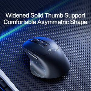 Chuột không dây Inphic DR2 sạc lại được, 3 chế độ kết nối 2.4G+5.0/4.0 Bluetooth, độ phân giải 2400dpi, thiết kế công thái học, đèn nền LED, chơi game, mini, im lặng - Product Image 6