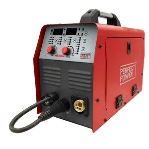 PERFECT POWER 4 in 1 Double pulse MIG MAG 200DP welding machine Multifunction MIG welder for Aluminum welding Synergic Alumig
