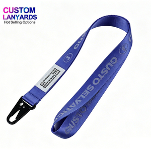 Wholesale Factory Customised Logo Nylon Color Jacquard <b>Lanyards</b> Personalised Neck Strap <b>Lanyard</b> with Buckle - Product Image 3