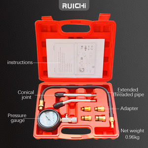 Juego de probador de compresión de fugas de cilindro, con adaptadores para manómetro de motor, precio de fábrica, 8 Uds. - Product Image 2