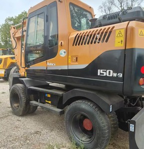 Excavadora de Ruedas Hyundai 150W-9 Usada con Pintura Original, Fabricada en Corea, Excavadora Retroexcavadora Hyundai 150W-9 de Segunda Mano - Product Image 1