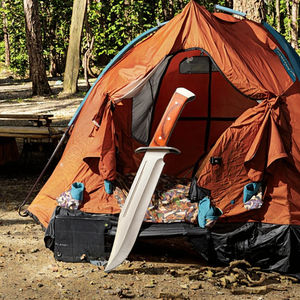 Cuchillo de Bolsillo Multiusos para Supervivencia en la Naturaleza, Acero Inoxidable, Mango de Madera de Color, para Camping, Bushcraft, Caza, OEM, Gran Venta - Product Image 3