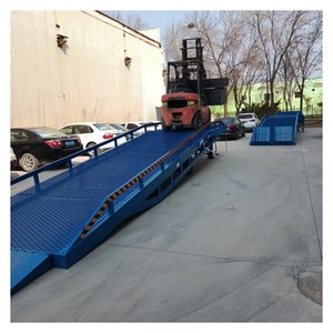 8-10톤 컨테이너 램프 브리지 적재 및 하역 도크 램프 컨테이너 오프로딩 램프 포크리프트 운송용 - Product Image 2