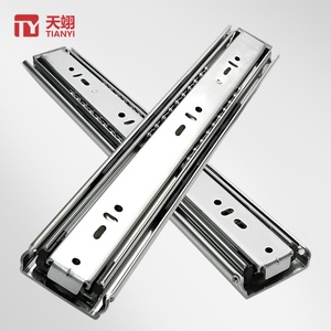 Furniture <b>Hardware</b> Kitchen Soft Closing Heavy Duty Drawer Slide Rails 3 Fold Full Extension Ball Bearing Cold Rolled Steel 200Kg - Product Image 3