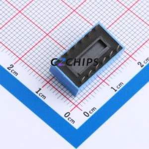 DR-06LT DIP Switch Through hole Component (THT),P=2.54mm Switch Flat Toggle, Raised Type Single Pole Single Throw 6 2.54mm - Product Image 2