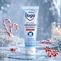 Dentifrice de Noël Festif Hivernal en Gros, Marque Privée, Naturel, Herbal, Anti-Caries, Blanchissant, Sans Fluorure