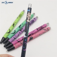 Stylo bille en plastique Zeamor avec logo imprimé à 360 degrés, breloque pendentif, film de marque, impression couleur, stylos par sublimation pour étudiants